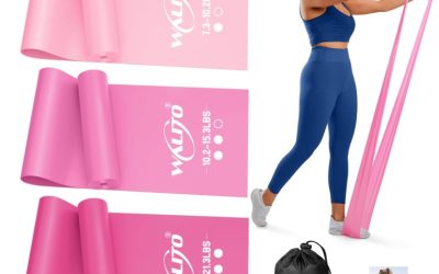 WALITO Bandas de resistencia para entrenamiento, bandas de ejercicio para mujeres y hombres, bandas de entrenamiento para terapia física, estiramiento, recuperación, pilates, rehabilitación